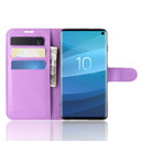 Galaxy S10      Pu Wallet Case    [Purple]