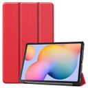 Samsung Galaxy Tab S6 Lite P610    Tri-Fold PU Case    Red