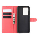 Galaxy S20 Ultra      Pu Wallet Case    [Red]