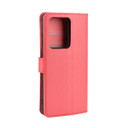 Galaxy S20 Ultra      Pu Wallet Case    [Red]