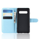 Galaxy S10      Pu Wallet Case    [Lightblue]