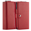 Samsung Galaxy S20      Zipper Wallet Case    Red
