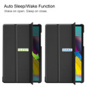 Samsung Galaxy Tab S5e T720    Tri-Fold PU Case    Black