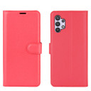 Galaxy A32 5G      Pu Wallet Case    [Red]