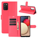 Galaxy A03S      Pu Wallet Case    [Red]