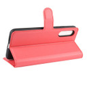 Galaxy A90 5G      Pu Wallet Case    [Red]