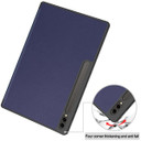 Samsung Galaxy Tab S9 Ultra X910    Tri-Fold PU Case    Navy