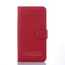 Galaxy S6      Pu Wallet Case    [Red]