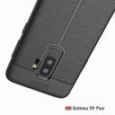 Samsung Galaxy S9 Plus      Leather Texture Case    Navy
