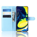 Galaxy A80/A90      Pu Wallet Case    [Lightblue]