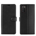 Galaxy A02S      Pu Wallet Case    [Black]