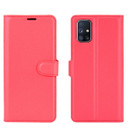 Galaxy M51      Pu Wallet Case    [Red]