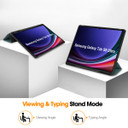 Samsung Galaxy Tab S9 Ultra X910    Tri-Fold PU Case    Teal