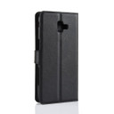 Galaxy J6Plus/J6+      Pu Wallet Case    [Black]