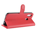 Galaxy A20/A30      Pu Wallet Case    [Red]