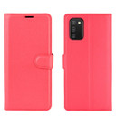 Galaxy A02S      Pu Wallet Case    [Red]