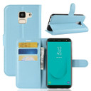 Galaxy J6      Pu Wallet Case    [Lightblue]