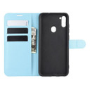 Galaxy A11      Pu Wallet Case    [Lightblue]