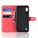 Galaxy A10      Pu Wallet Case    [Red]