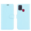 Galaxy M31      Pu Wallet Case    [Lightblue]