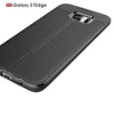 Samsung Galaxy S7 Edge      Leather Texture Case    Navy