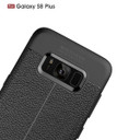 Samsung Galaxy S8 Plus      Leather Texture Case    Black