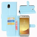 Galaxy J7 Pro/J7 2017      Pu Wallet Case    [Lightblue]