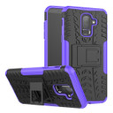 Samsung Galaxy J8 2018      Heavy Duty Case    Purple