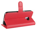 Galaxy J2 Core      Pu Wallet Case    [Red]