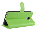 Galaxy J6      Pu Wallet Case    [Green]