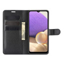 Galaxy A32 4G      Pu Wallet Case    [Black]