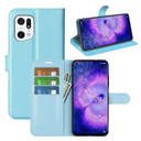 Oppo Find X5      Pu Wallet Case    [Lightblue]