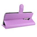 Oppo Reno2 Z      Pu Wallet Case    [Purple]