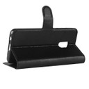 Galaxy A8 2018      Pu Wallet Case    [Black]