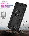 Samsung Galaxy A03      Military Armour Ring Case    Black
