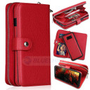 Samsung Galaxy S8 Plus      Zipper Wallet Case    Red