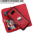 Samsung Galaxy S8 Plus      Zipper Wallet Case    Red