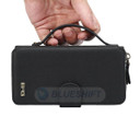 Samsung Galaxy S8      Deluxe Zipper Case    Black