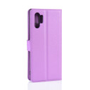 Galaxy Note 10 Plus      Pu Wallet Case    [Purple]