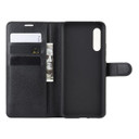 Galaxy A90 5G      Pu Wallet Case    [Black]