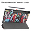 Samsung Galaxy Tab S9+ X810    Designer Tri-Fold Case      Graffiti