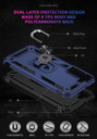 Samsung Galaxy S22+      Military Armour Ring Case    Navy
