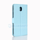 Galaxy J3 Pro/J3 2017      Pu Wallet Case    [Lightblue]