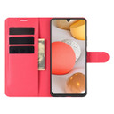 Galaxy A42      Pu Wallet Case    [Red]