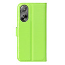 Oppo A98 5G      Pu Wallet Case    [Green]