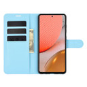 Galaxy A72      Pu Wallet Case    [Lightblue]