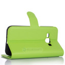 Galaxy J1 2016      Pu Wallet Case    [Green]