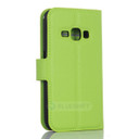 Galaxy J1 2016      Pu Wallet Case    [Green]