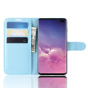 Galaxy S10 Plus      Pu Wallet Case    [Lightblue]
