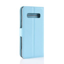 Galaxy S10 Plus      Pu Wallet Case    [Lightblue]
